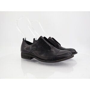 KORK-EASE Women's Rori Laceless Oxford Womens 7.5 M Black Leather Block Heel